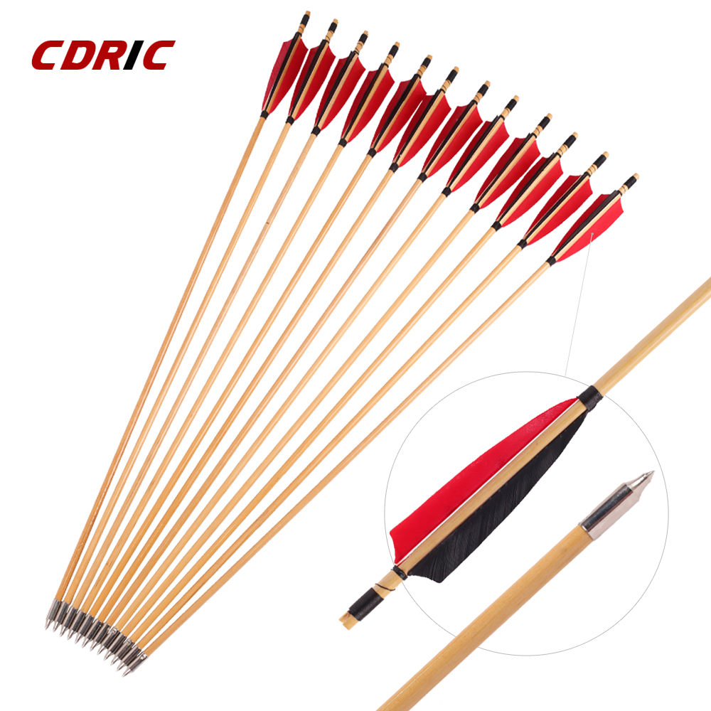 Archery Target Face - 6/12/24 Piezas Flechas de Madera Tradicionales