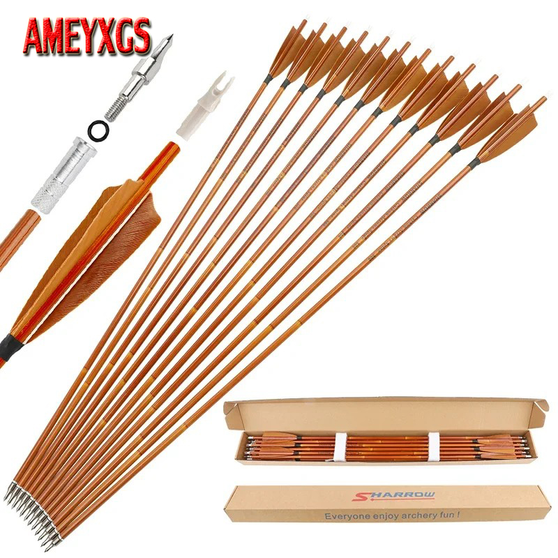 Archery Target Face - 6/12 Uds. Flechas de carbono para