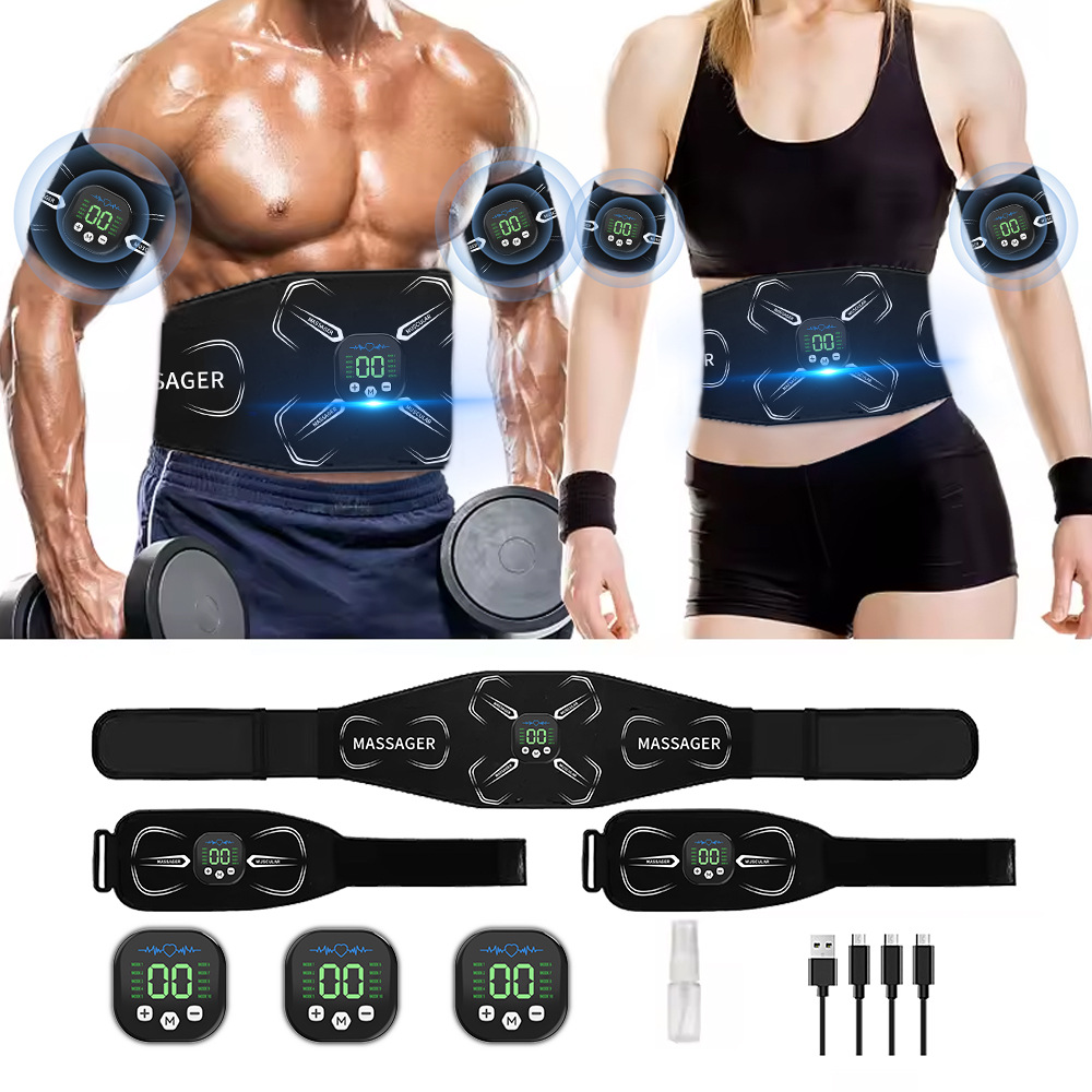 Sports Equipment Names - Estimulador Muscular EMS, Entrenador Abdominal, Tonificador
