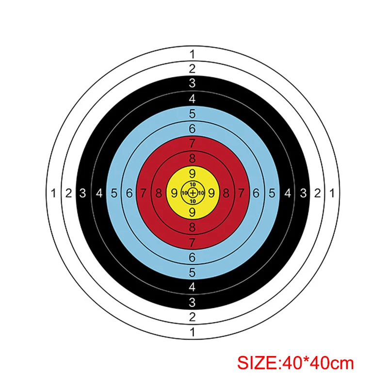 1A 10 unidades de Papel de tir - Archery Target Face reseña y precio