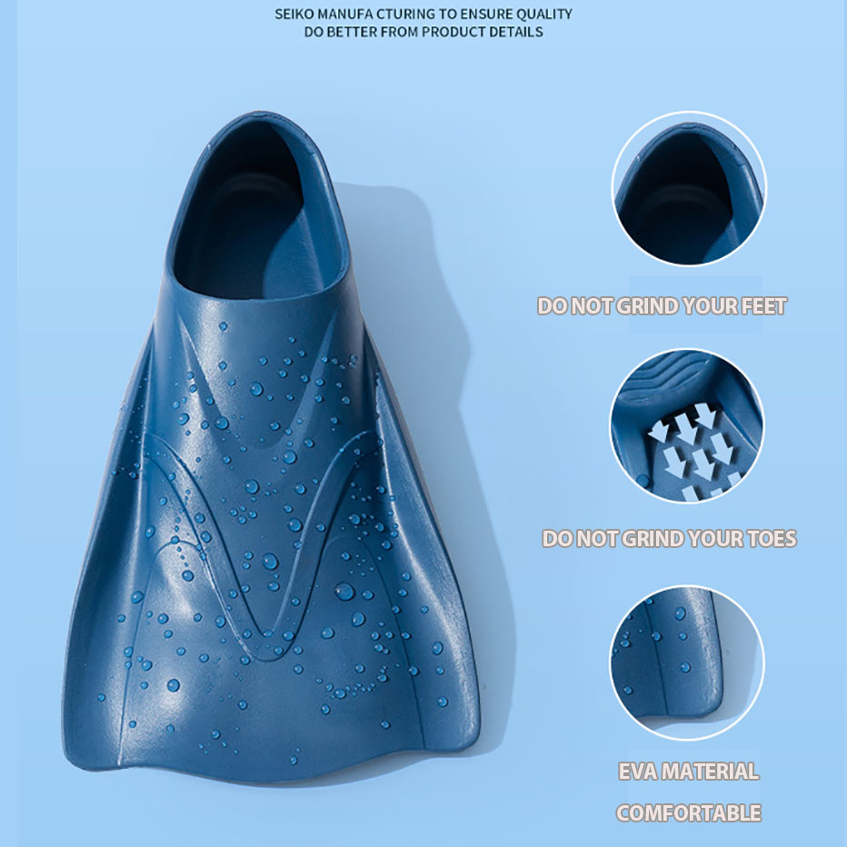 Zapatos cortos de rana para ad - Swim Fin Short Blade reseña y precio