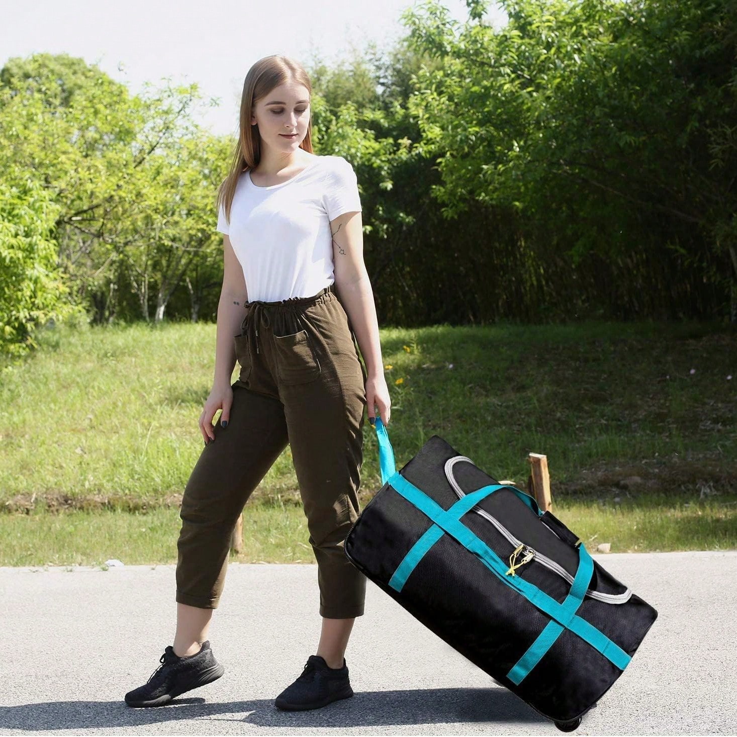 Bolsa de Viaje de 85L con Rued - Sports Equipment Bag With Wheels reseña y precio