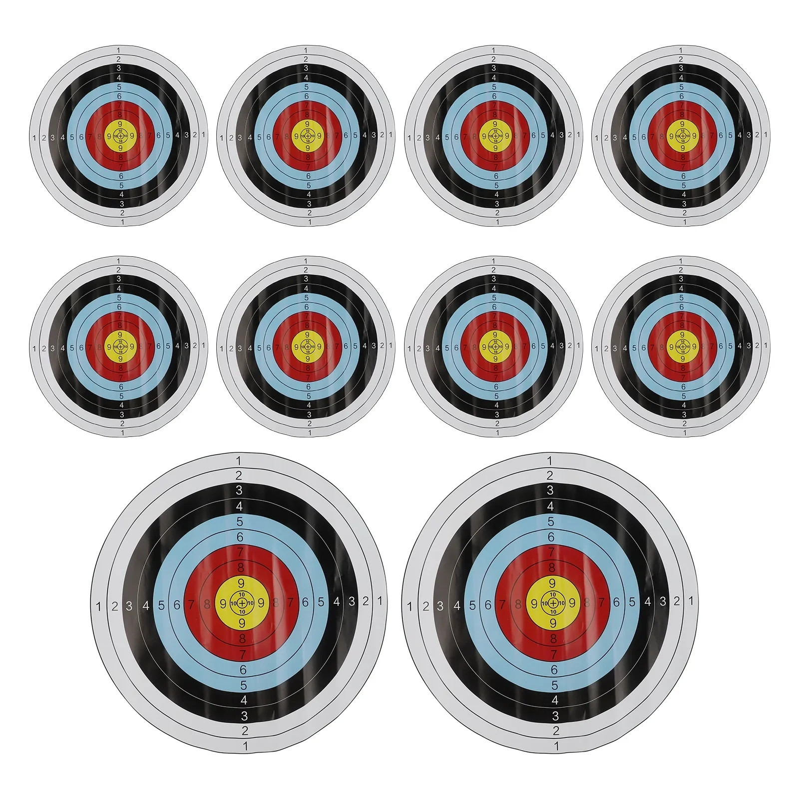10 unidades de 40x40cm, objeti - Archery Target Face reseña y precio