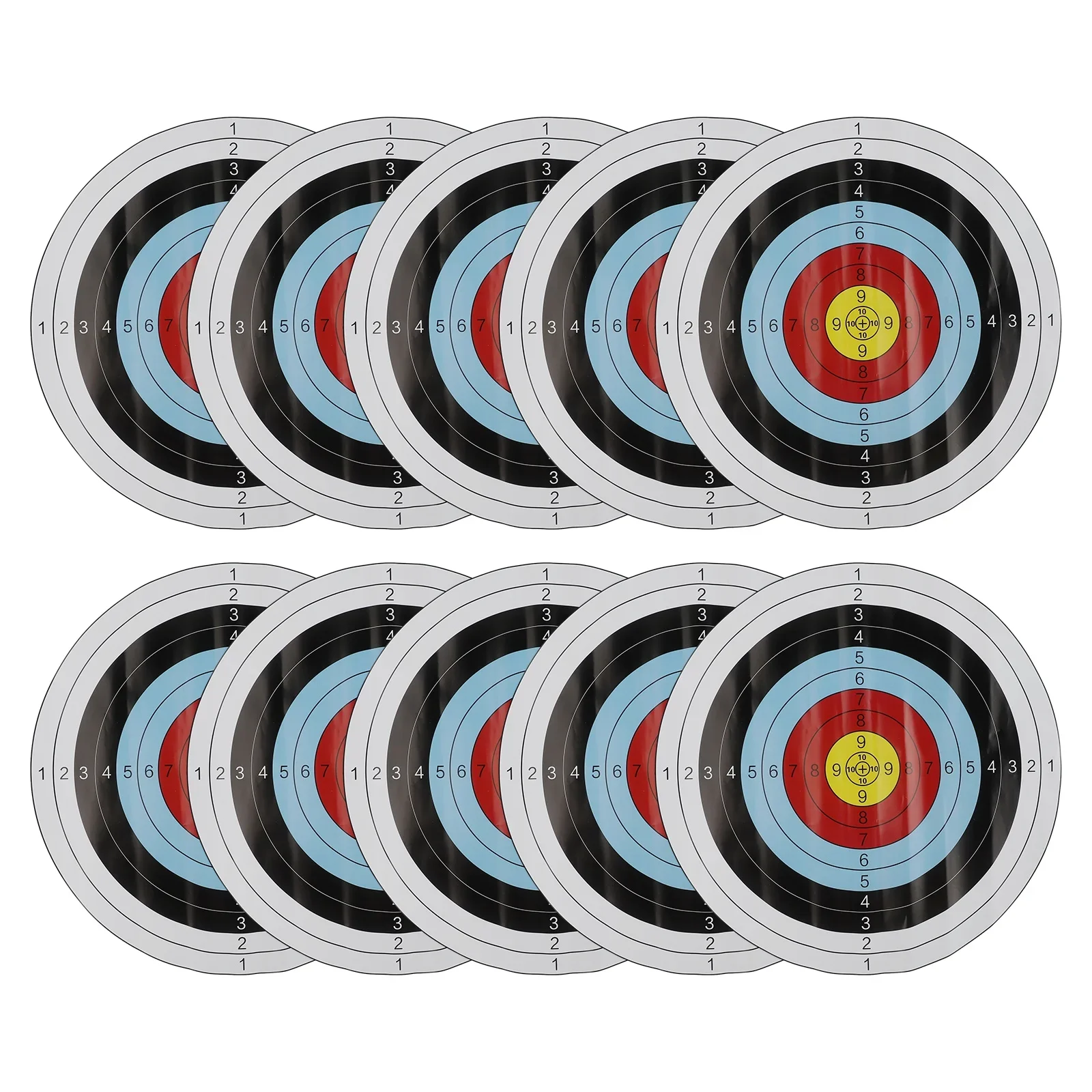 10 unidades de 40x40cm, objeti - Archery Target Face reseña y precio
