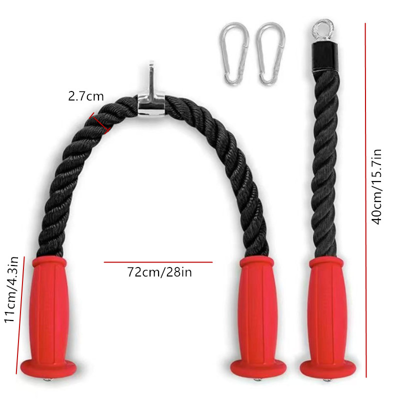 Cuerdas ergonómicas para tríce - Sports Equipment Names reseña y precio