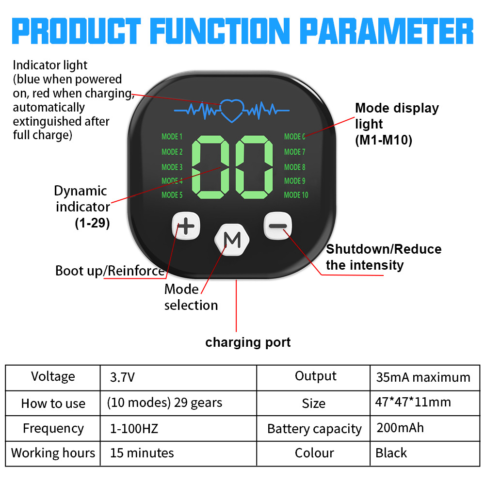 Estimulador Muscular EMS, Entr - Sports Equipment Names reseña y precio