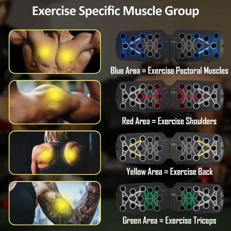 Tabla de flexiones plegable co - Sports Equipment Names reseña y precio