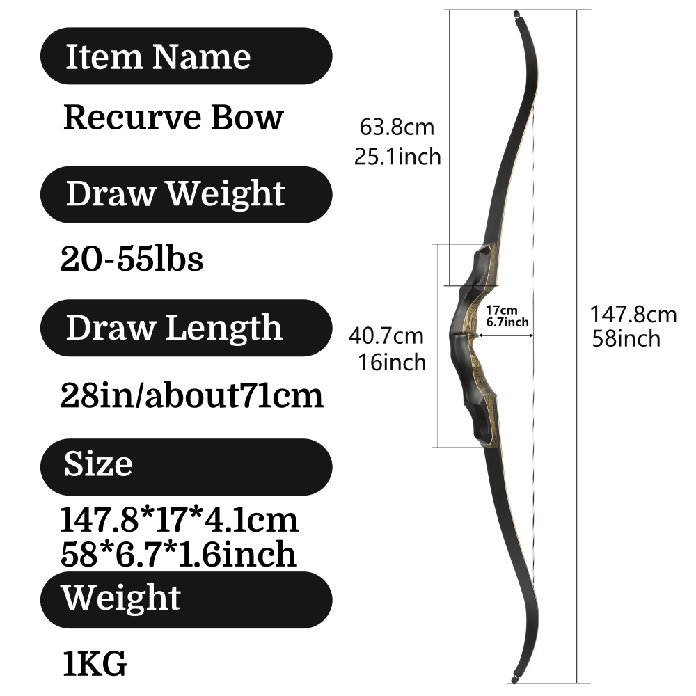 Arco Recurvo de Arquería con J - Archery Target Face reseña y precio